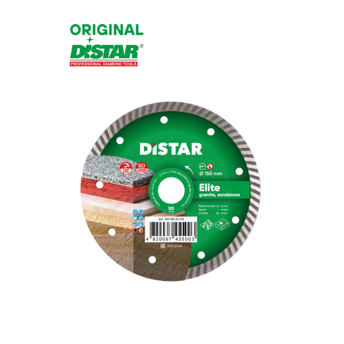 Алмазный диск отрезной 150 мм DISTAR Elite 10115023012 Алмазный диск отрезной 150 мм DISTAR Elite 10115023012