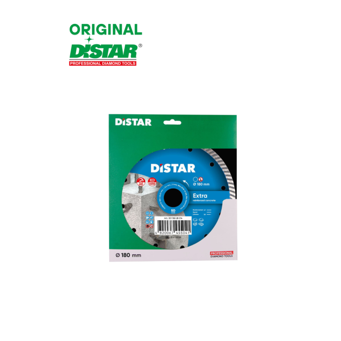 Алмазный диск для железобетона Distar Turbo 180 Extra 10115028014
