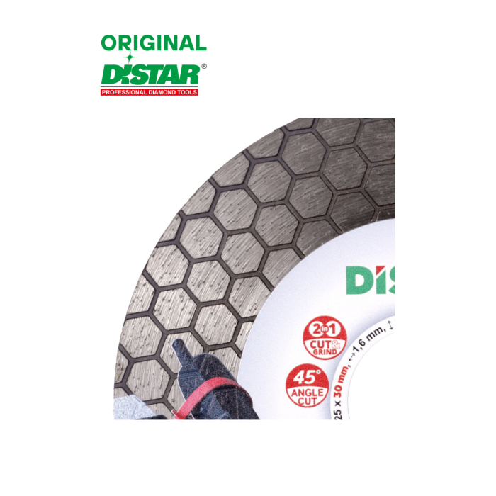 Алмазный диск отрезной 125 мм DISTAR Edge Dry Slider 10115502020