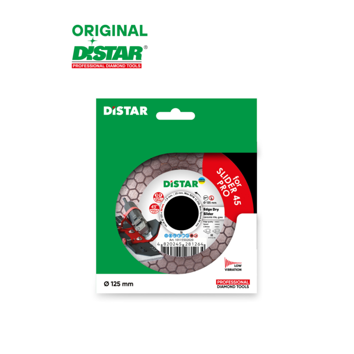 Алмазный диск отрезной 125 мм DISTAR Edge Dry Slider 10115502020