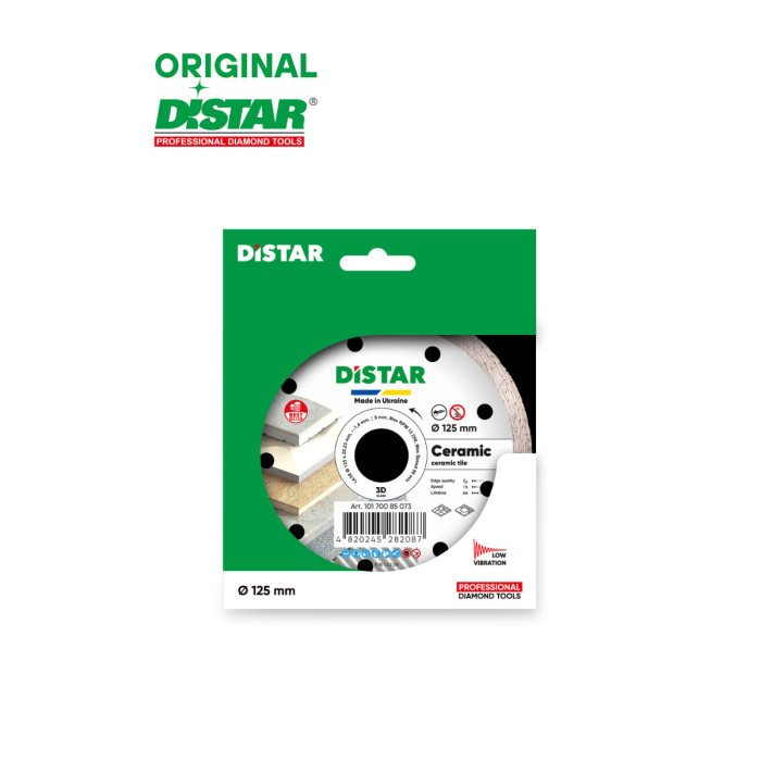 Алмазный диск отрезной  Distar 1A1R 125 Ceramic 10170085073