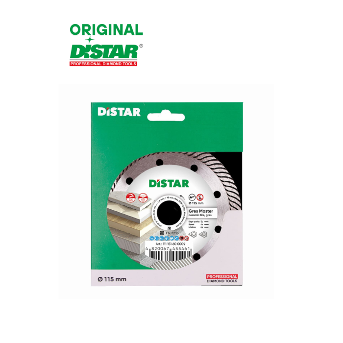 Алмазный диск 115 мм Distar Gres Master 11115160009