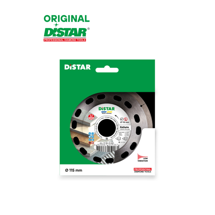 Алмазный диск отрезной 115 мм DISTAR Esthete 11115421009