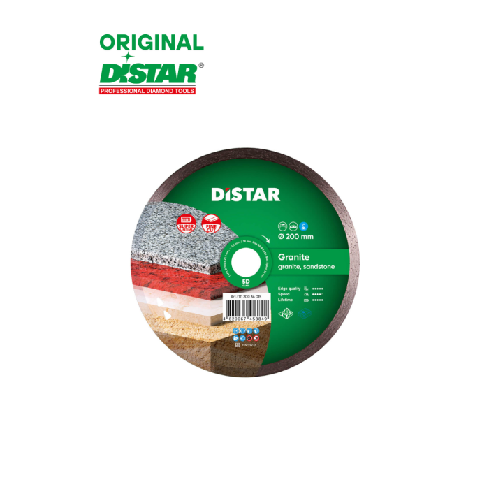 Distar - Սկավառակ ալմաստե գրանիտի 200 մմ Distar 11120034015 - 11120034015 - Ալմաստե Սկավառակներ