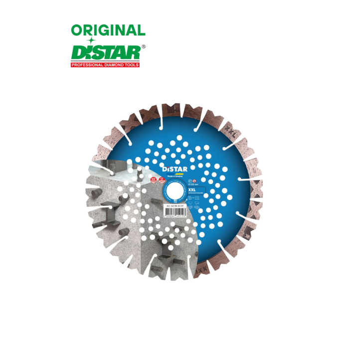 Алмазный диск отрезной  DISTAR 1A1RSS/C3-H XXL 230x2,8/2,0x17x22,23-24