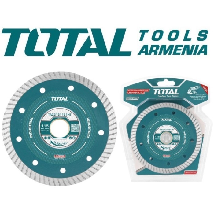 TotalTools - Ալմաստե սկավառակ ուլտրա բարակ 115 X 22.2 մմ TAC2131153HT - TAC2131153HT - Ալմաստե Սկավառակներ