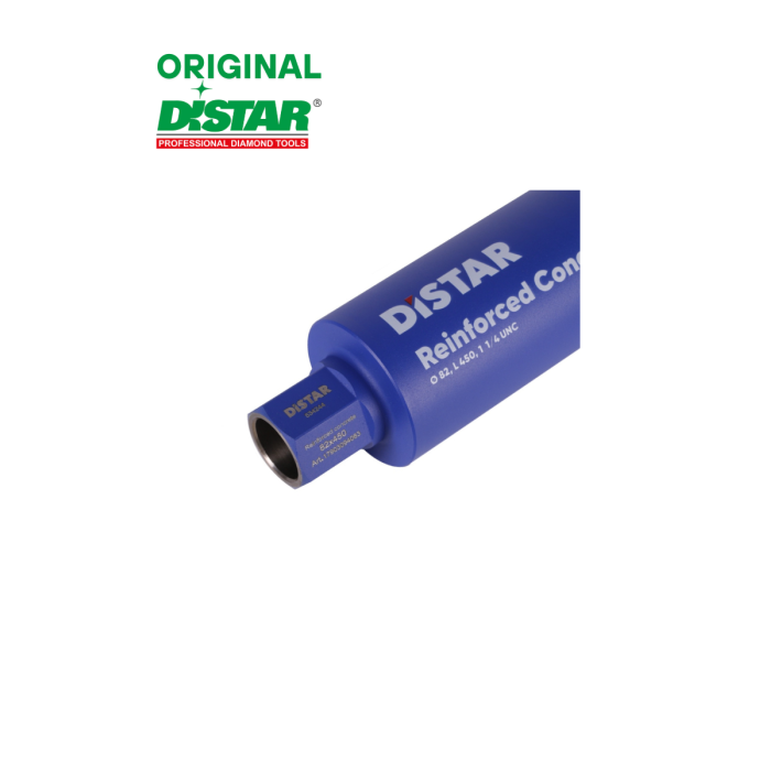 Алмазная коронка по кирпич/бетон армированный Distar DDS-W 82x450x1 1/4 UNC Reinforced Concrete 17903094083