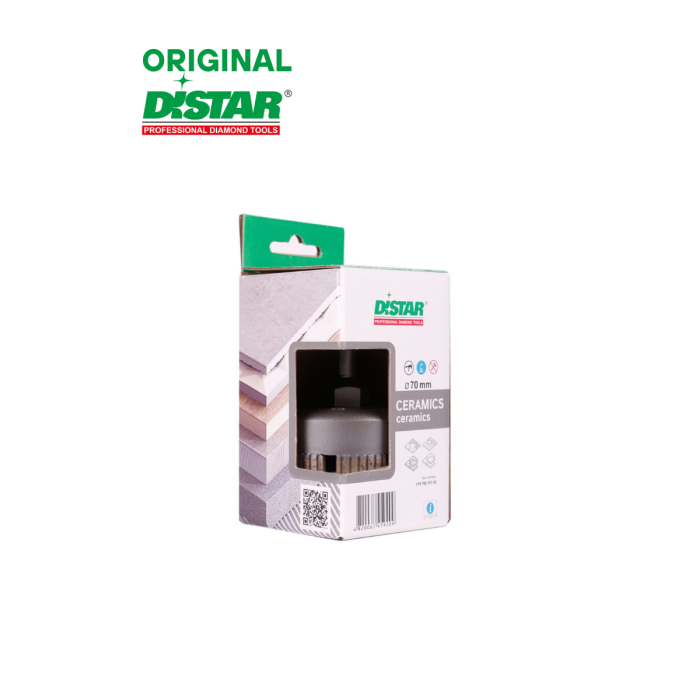 Алмазная коронка по керамограниту/плитке/кафелю Distar DDS-W 70x47 S10 Ceramics 17978018185