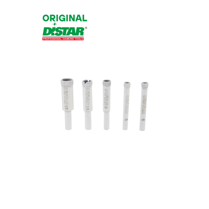  Набор алмазных коронок DrillKIT 6–12 мм Distar 80115429040