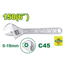 Adjustable wrench 150 mm (6 inches) DTAW1106