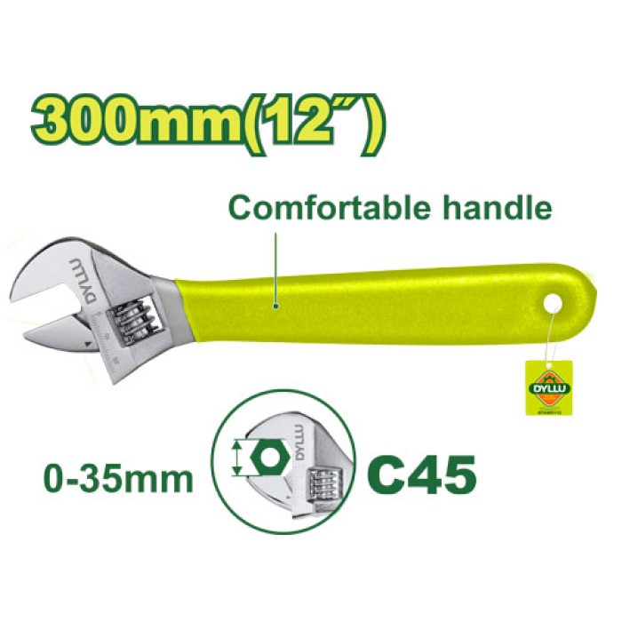 Adjustable wrench 300 mm (12 inches) DTAW5112