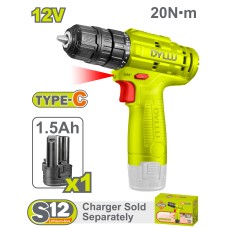 Cordless screwdriver (drill) 12 V / 1.5 A / 20 Nm / DTCDS510