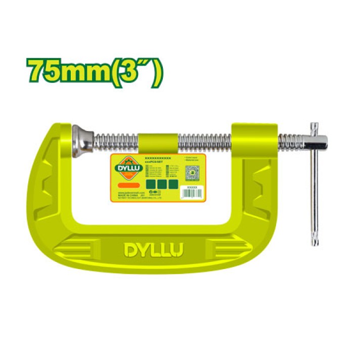 DYLLU - G սեղմակ (Չափս  3) 75 մմ DTCP1103 - DTCP1103 - Ամրացնող սարքեր