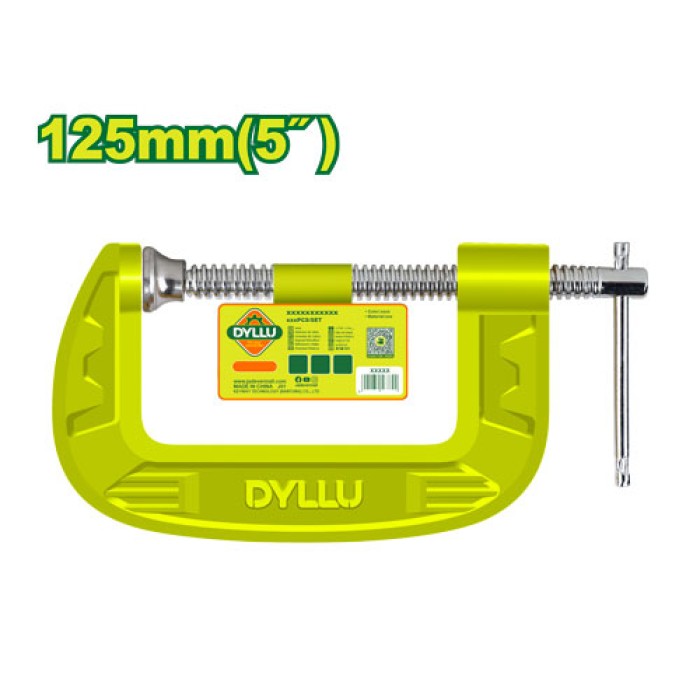 DYLLU - G սեղմակ (Չափս  5) 125 մմ DTCP1105 - DTCP1105 - Ամրացնող սարքեր