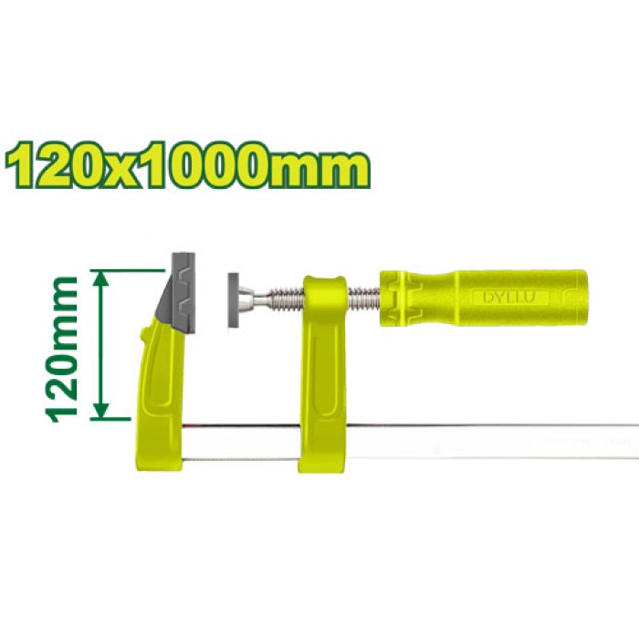 F clamp with plastic handle 120x1000 mm DTCP2125