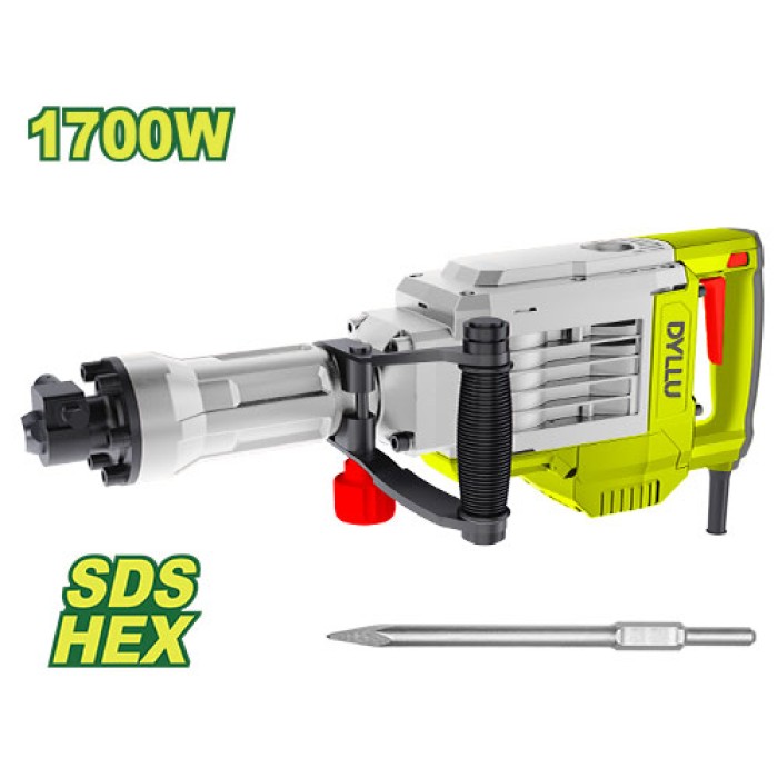 Electric Impact Hammer 1700 w /SDS HEX/50 J/ DTDB1D45