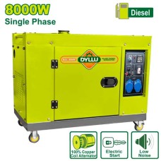 Silent diesel generator (with starter) 8000 W DTDG2A100