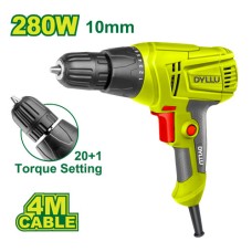 Electric drill 280 W / 10 mm / 750 rpm / DTED15281