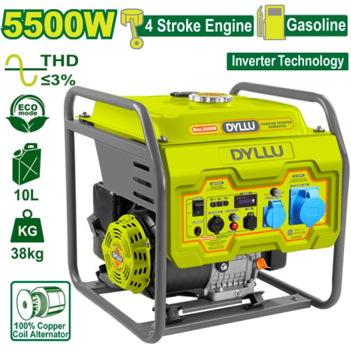 Inverter gasoline generator 5500 W DTGEAB08