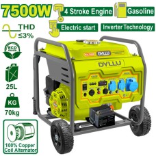 Inverter gasoline generator (with starter) 7500 W DTGEAB10