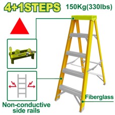 Single side Fiberglass ladder 4+1 steps DTLD0905