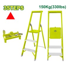 Steel and aluminium household ladder 3 steps DTLD1H03