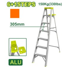 Aluminum single-sided ladder (with tool tray) 6+1 steps DTLD4H07