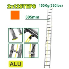 Extension ladder 2x12 steps DTLD8H24