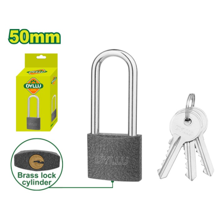 Long shackle iron padlock 50 mm DTPD5550L