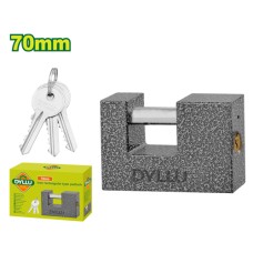 Rectangular type iron padlock 70 mm DTPD7570