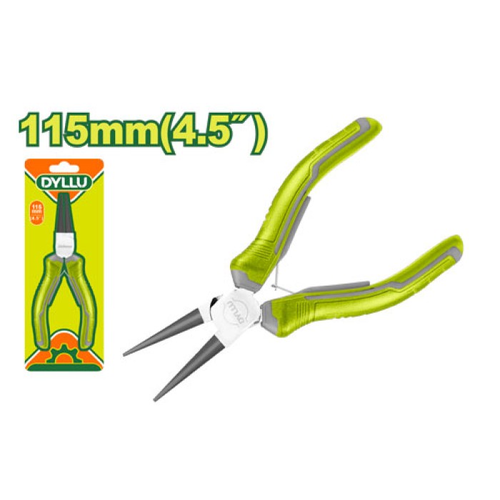 DYLLU - Մինի կլոր քթով  տափակաբերան աքցան 115 մմ DTPL0956 - DTPL0956 - Աքցաններ