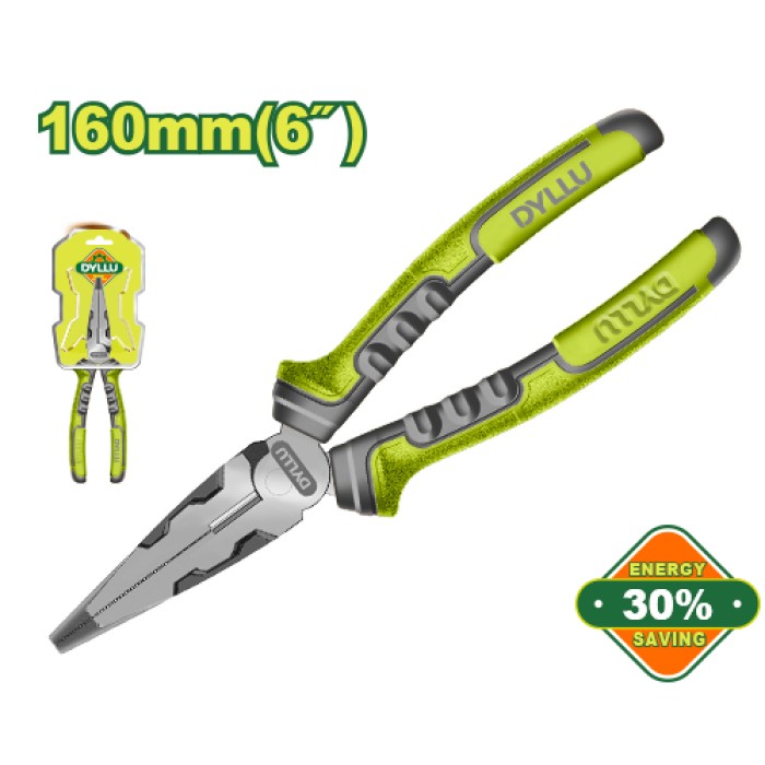 High leverage long nose pliers 160 mm DTPL7718