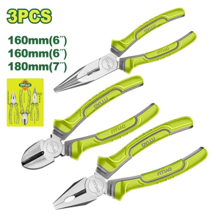 3 Pcs pliers set DTPS0613