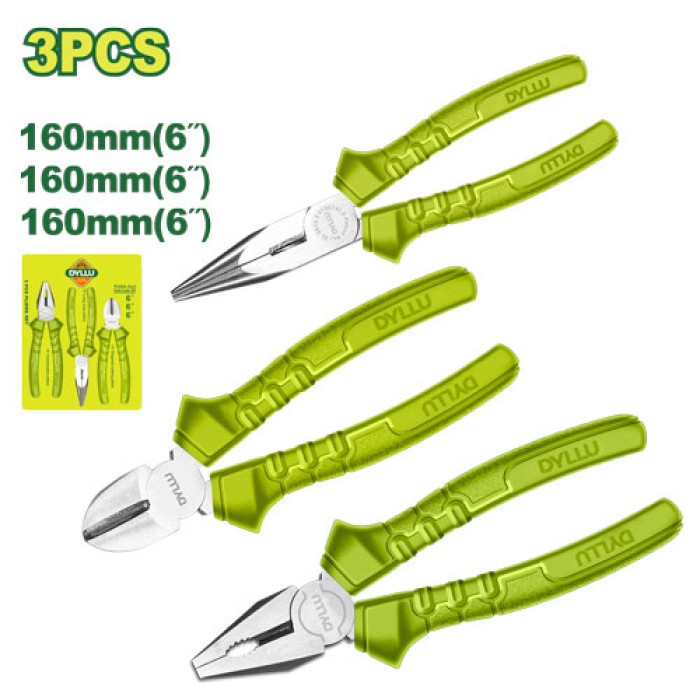 3 Pcs pliers set DTPS0623