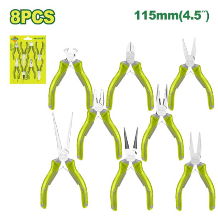 8 Pcs mini pliers set DTPS1618