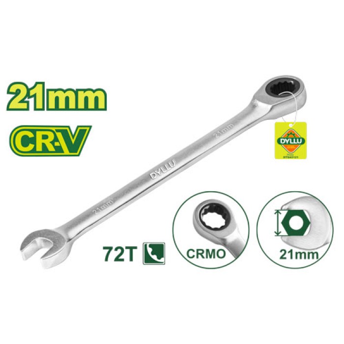 Ratchet spanner 286 mm (Size: 21mm) DTSA5121