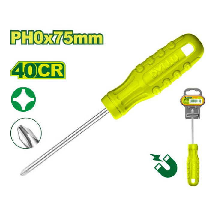 Phillips screwdriver PH0x75 мм DTSD4903