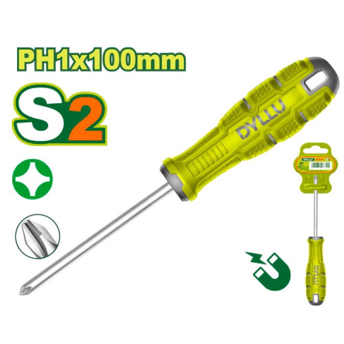 DYLLU - Խաչաձև Պտուտակահան PH 1x100 մմ DTSDB214 - DTSDB214 - Պտուտակահաններ