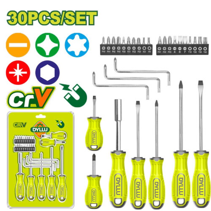 30 Pcs screwdriver set DTSS1430