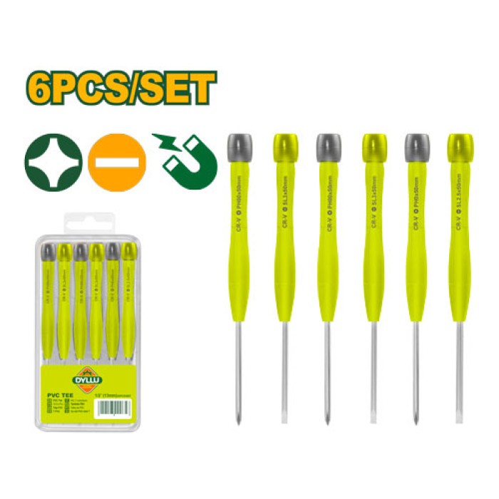 6 Pcs precision screwdriver set DTSS2B06