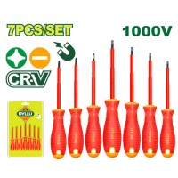 7 Pcs Insulated screwdriver set DTSS2206