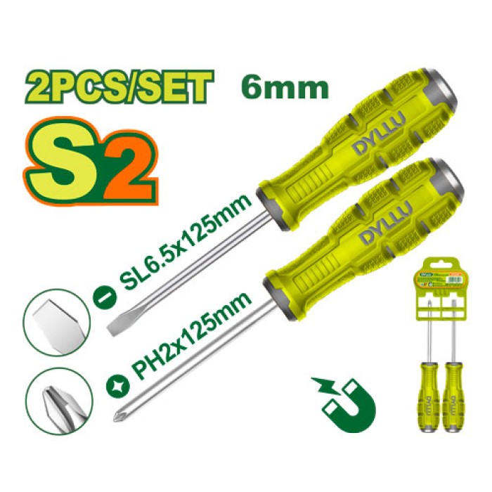 2 Pcs screwdriver set DTSSA402