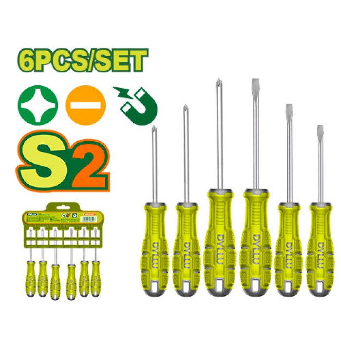 6 Pcs screwdriver set DTSSA406