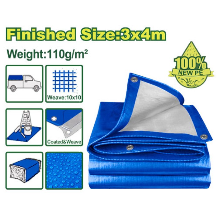 Polyethylene tarp 3x4 m DTTQ1834