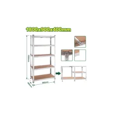 Պահեստավորման դարակներ 5-հարկանի DYLLU DTTS1A94 1800x900x400մմ