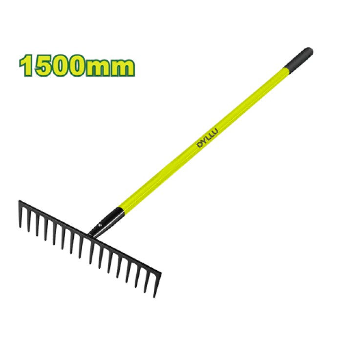 Rake with fiberglass handle 1500 mm DTXW5314