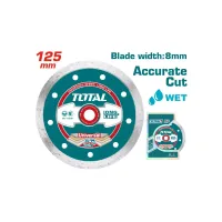 Diamond blade wet 125x22.2 mm TOTAL TAC2121253