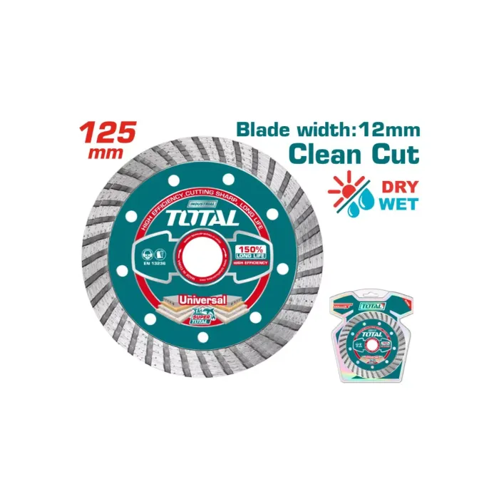TotalTools - Diamond disk Turbo 125 x 22.2mm TAC2131251 - TAC2131251 - Diamond Discs