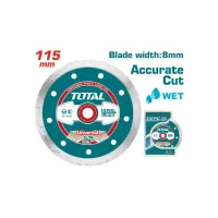Diamond blade wet 115x22.2 mm TOTAL TAC2121153