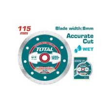 Diamond blade wet 115x22.2 mm TOTAL TAC2121153